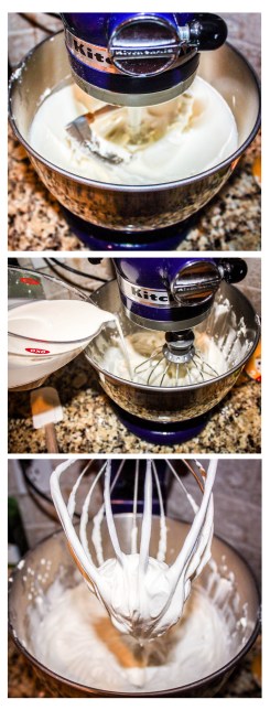 White Almond Sour Cream Cake collage 2