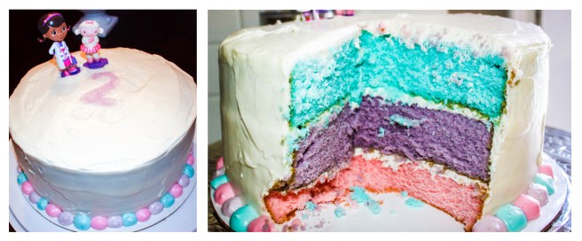 White Almond Sour Cream Cake collage 5