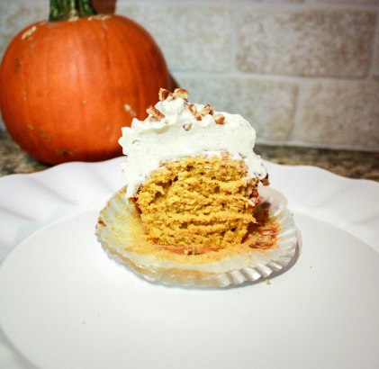Pumpkin Pecan Cupcakes-5
