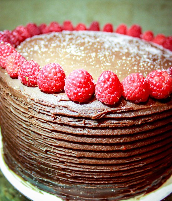 Chocolate Raspberry Ganache Cake-1900