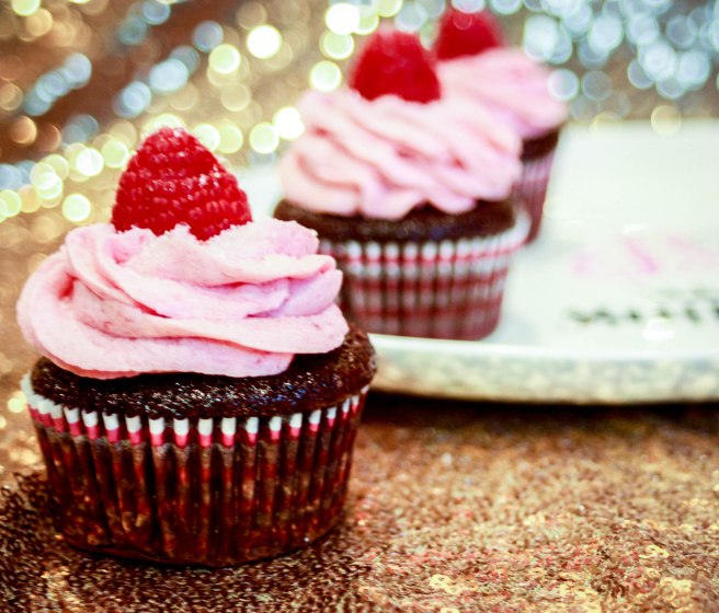 Chocolate Raspberry Cupcakes-2742