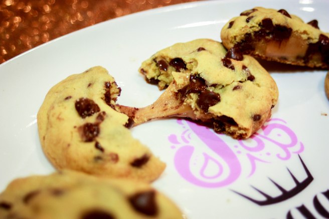 Salted Caramel Dark Chocolate Chip Cookies-2981