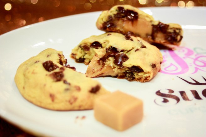Salted Caramel Dark Chocolate Chip Cookies-2983